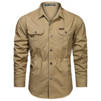 Men's Long Sleeve Button-Up Utility Shirt