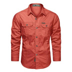 Men's Long Sleeve Button-Up Utility Shirt