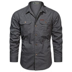 Men's Long Sleeve Button-Up Utility Shirt