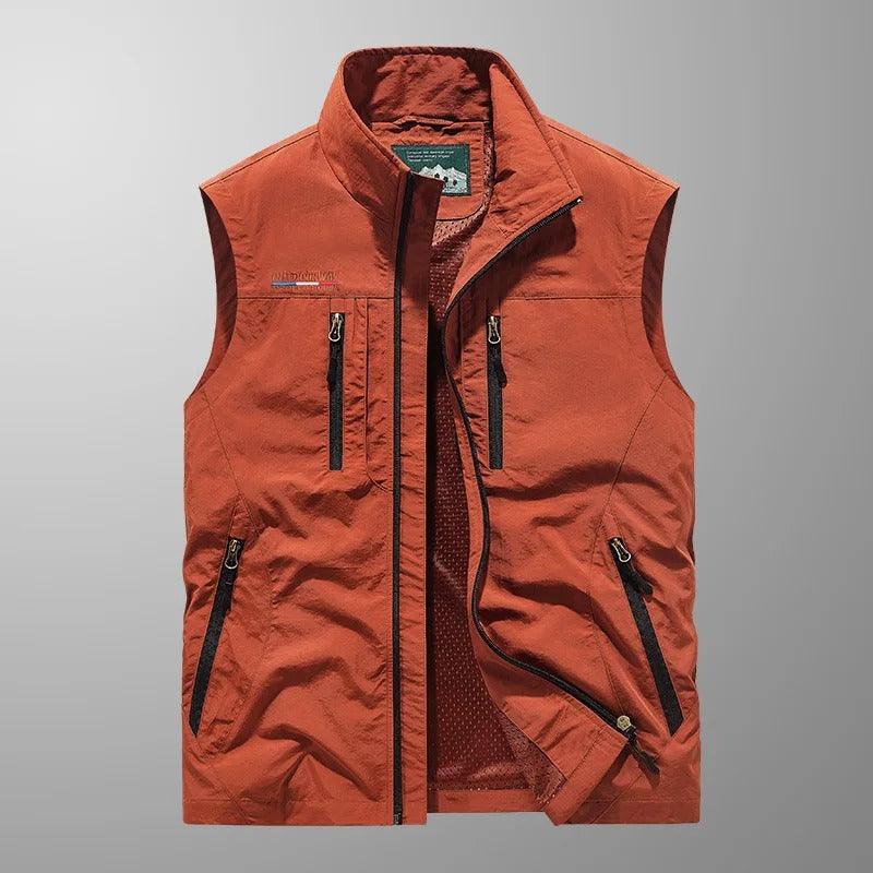 Men’s Lightweight Utility Zip Vest