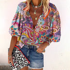 Women's Floral Boho Blouse