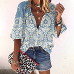 Women's Floral Boho Blouse
