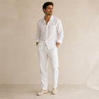 Men’s Shirt and Drawstring Pant Set