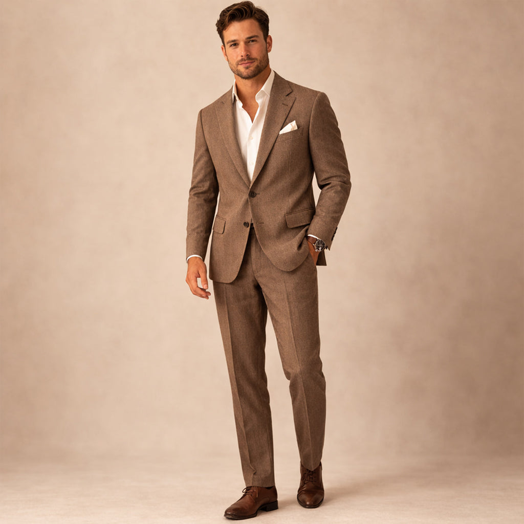 Men’s Two-Piece Suit with Tailored Blazer