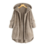 Women’s Textured Hooded Longline Cardigan