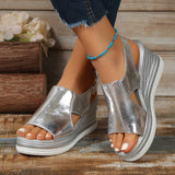 Women’s Open-Toe Platform Wedge Sandals