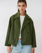 Women’s Short Faux-Fur-Style Jacket