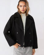 Women’s Short Faux-Fur-Style Jacket
