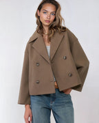 Women’s Short Faux-Fur-Style Jacket