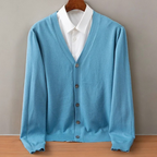 Men’s V-Neck Button Cardigan