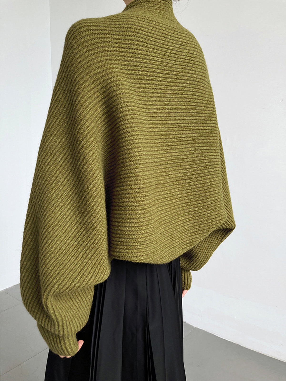 Women's Ribbed Open Front Knit Shrug