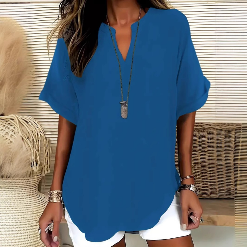 Women's Casual V Neck Blouse