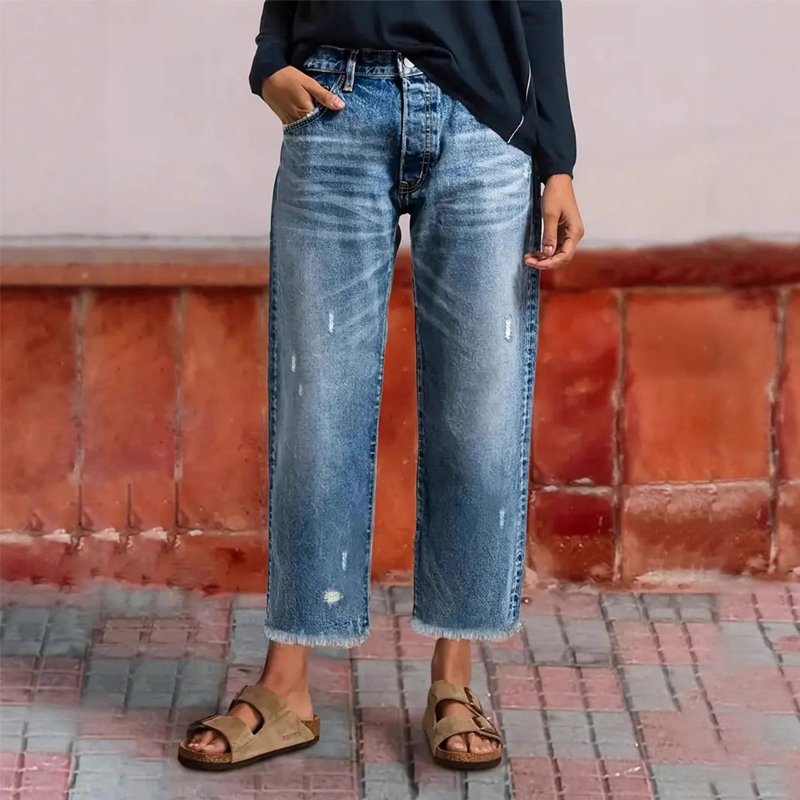 Women’s Wide Leg Cropped Jeans