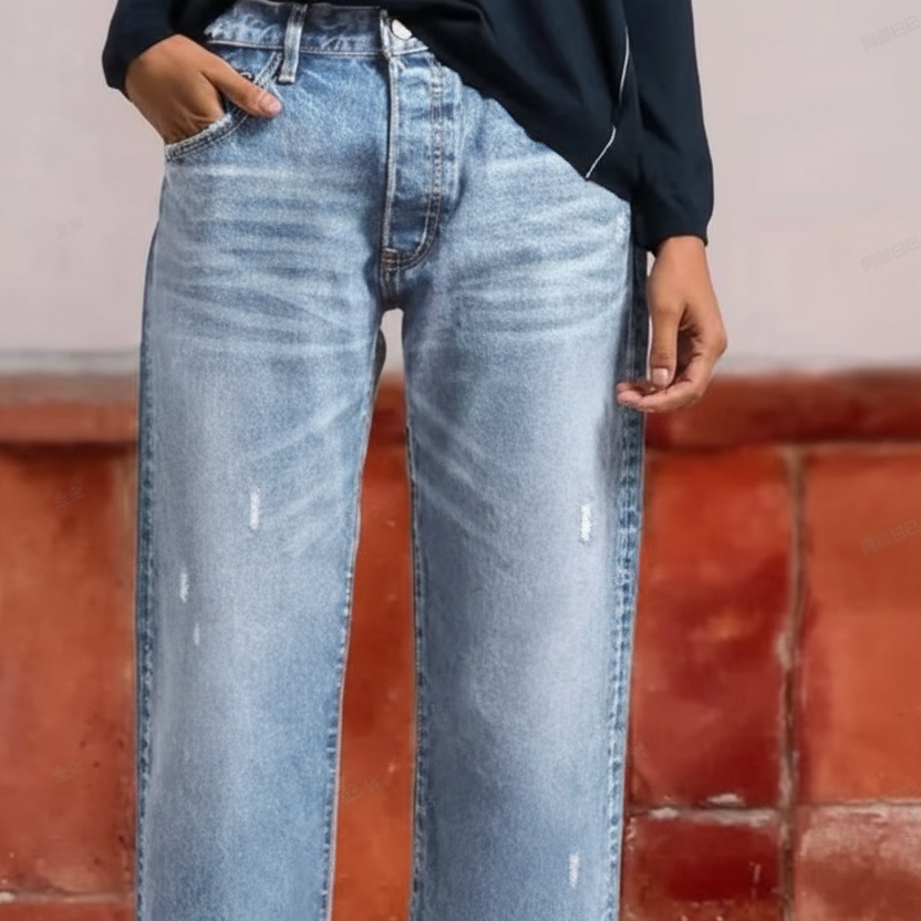Women’s Wide Leg Cropped Jeans