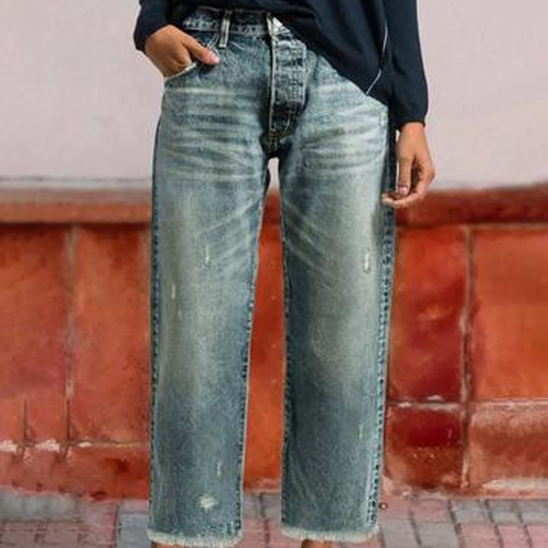 Women’s Wide Leg Cropped Jeans