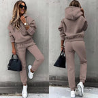 Women's Two-Piece Hoodie and Jogger Pants Set