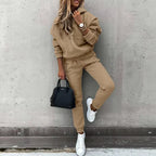 Women's Two-Piece Hoodie and Jogger Pants Set