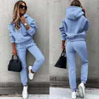 Women's Two-Piece Hoodie and Jogger Pants Set