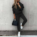 Women's Two-Piece Hoodie and Jogger Pants Set