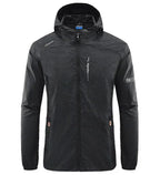 Men's Hooded Lightweight Windbreaker Jacket