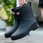 Women's Mid-Calf Rain Boots with Lug Sole