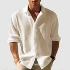 Men's Textured Button Shirt