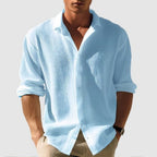Men's Textured Button Shirt