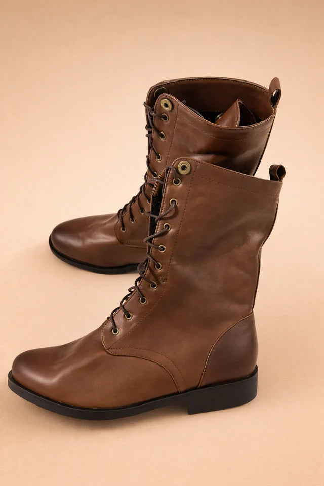Women’s Mid-Calf Lace-Up Boots