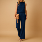 Women’s Sleeveless Wide Leg Jumpsuit