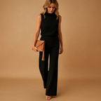 Women’s Sleeveless Wide Leg Jumpsuit