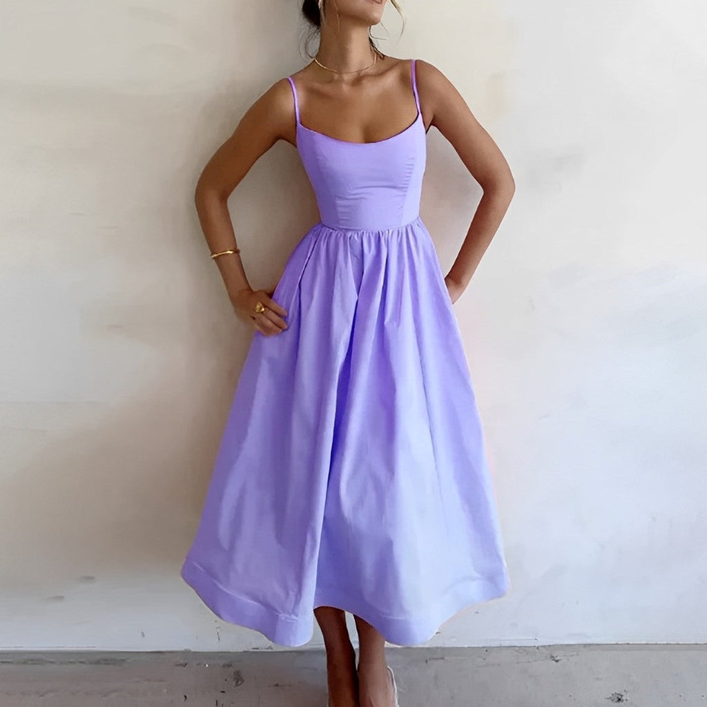 Women's A-Line Midi Dress