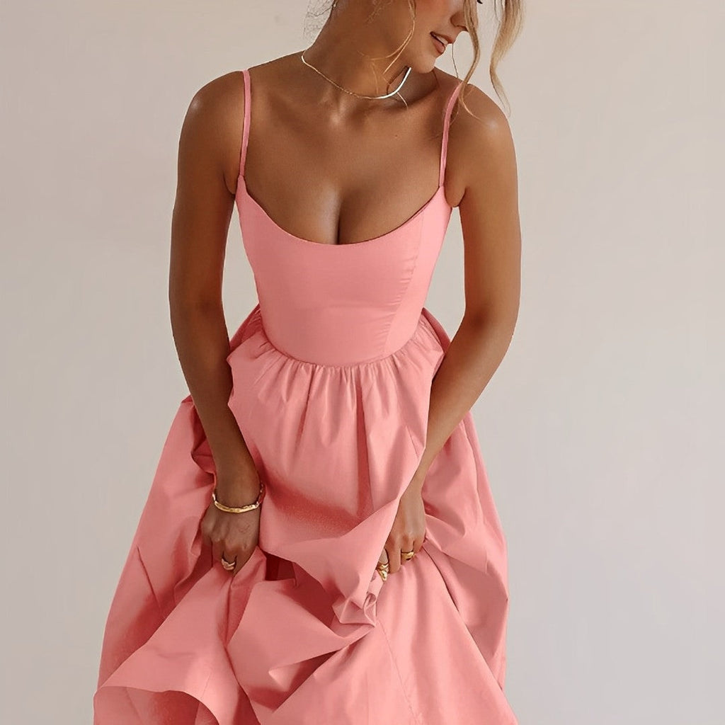Women's A-Line Midi Dress