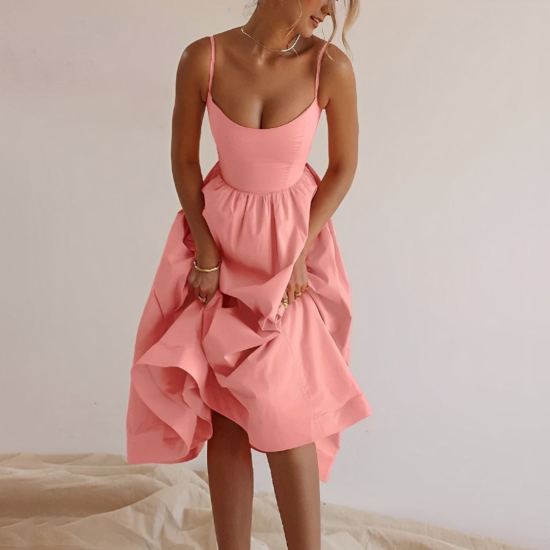 Women's A-Line Midi Dress