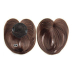 Women's Short Clip-In Hair Topper with Bangs