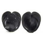 Women's Short Clip-In Hair Topper with Bangs