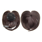 Women's Short Clip-In Hair Topper with Bangs