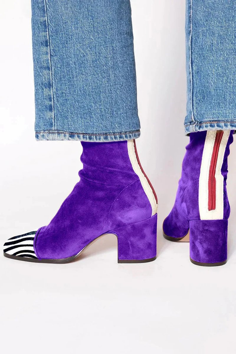 Women’s Square Toe Block Heel Ankle Boots