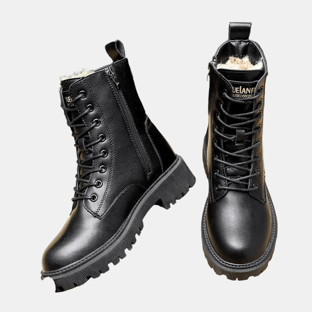 Women’s Faux Fur Lined Lace-Up Boots