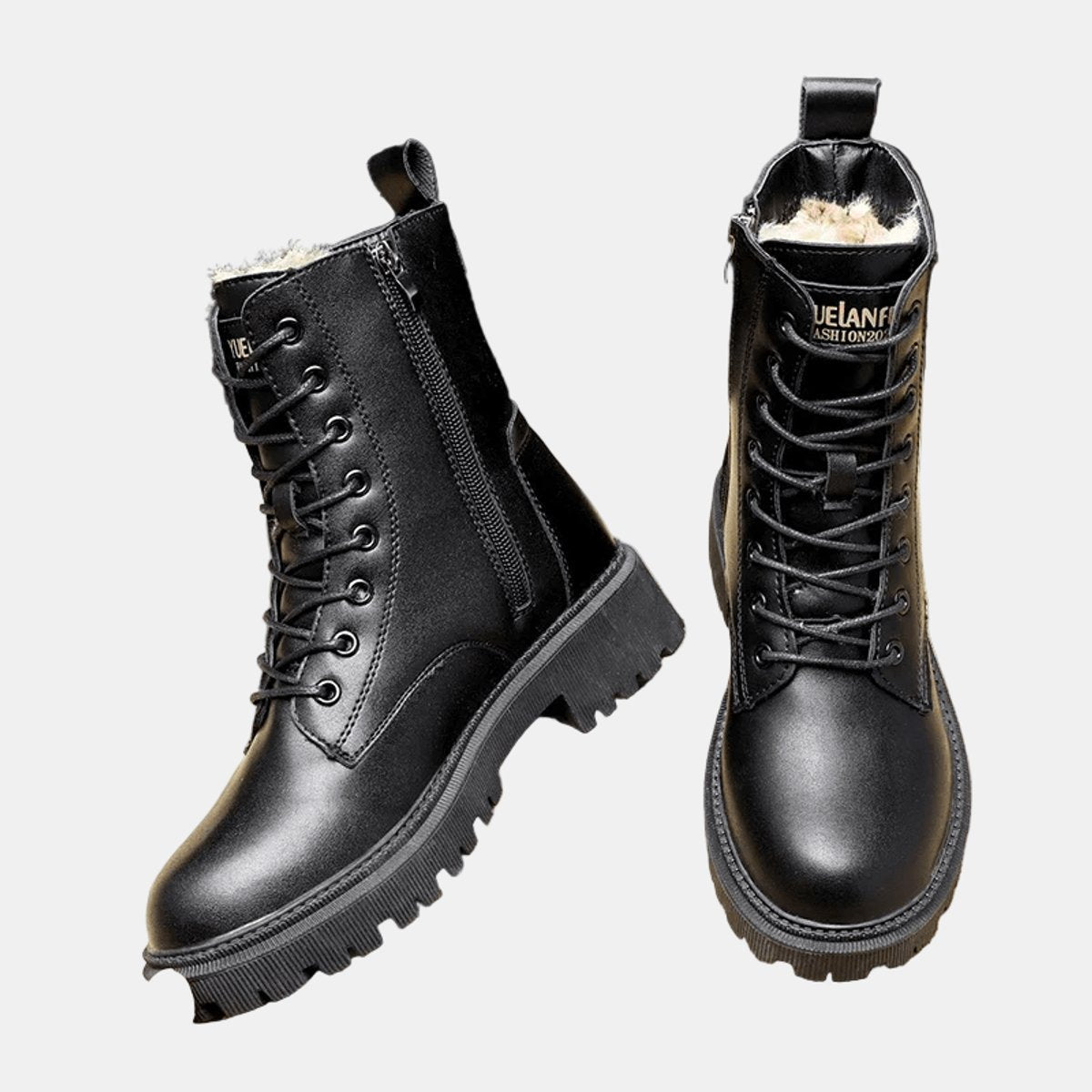 Women’s Faux Fur Lined Lace-Up Boots