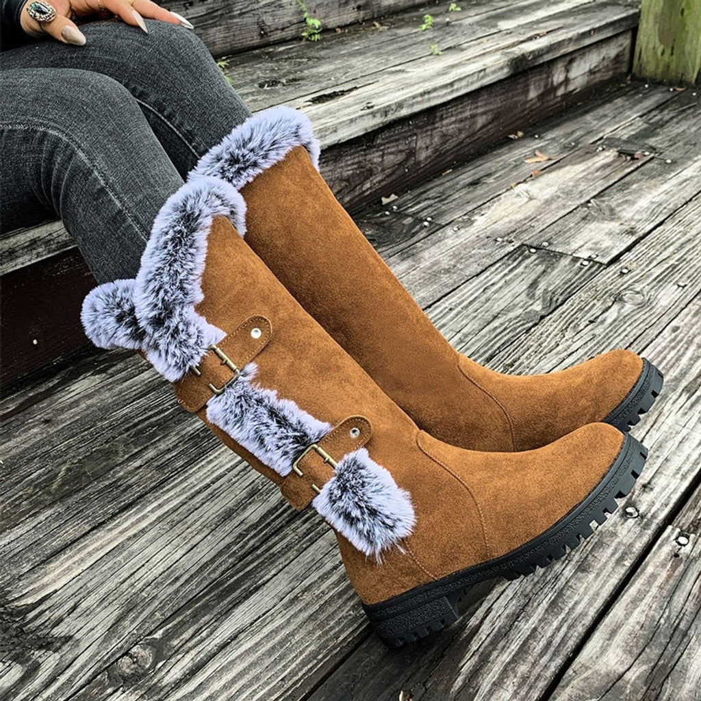Women's Tall Buckle Detail Boots
