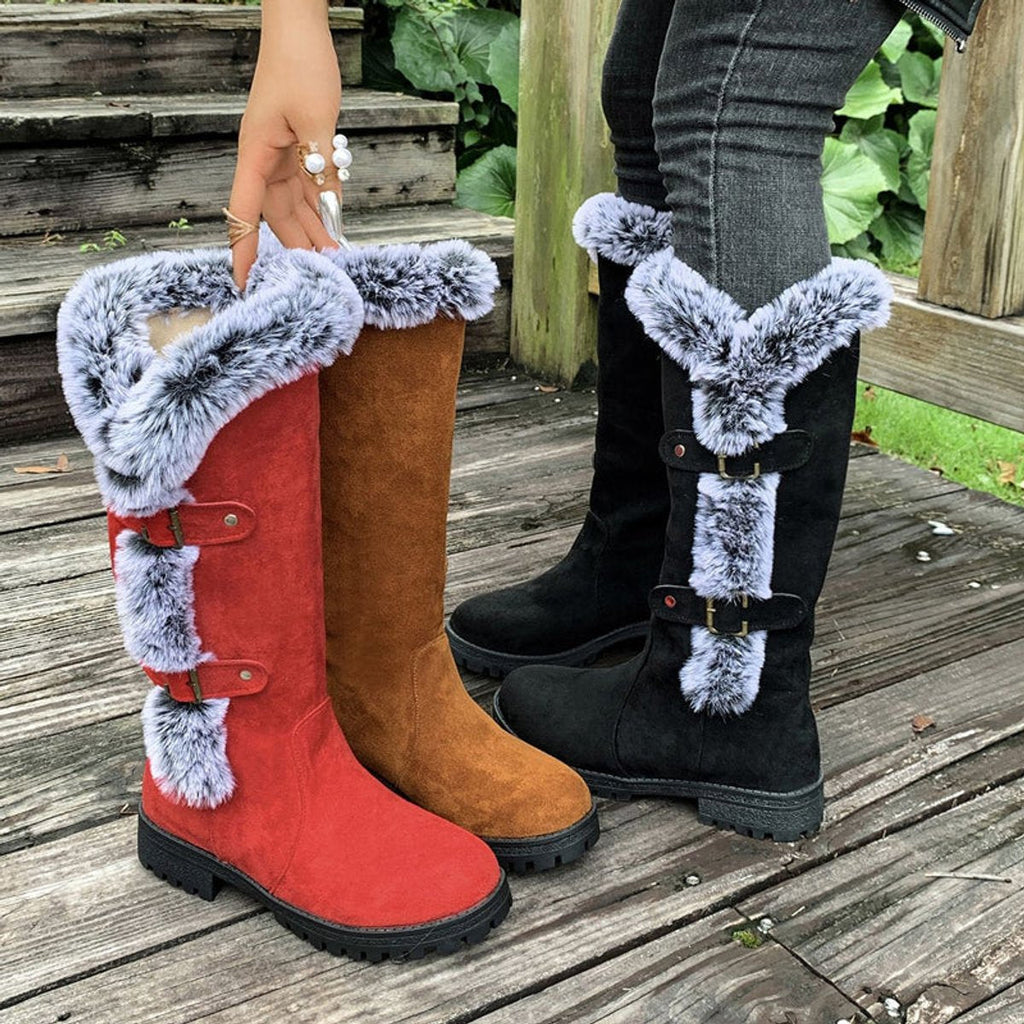 Women's Tall Buckle Detail Boots