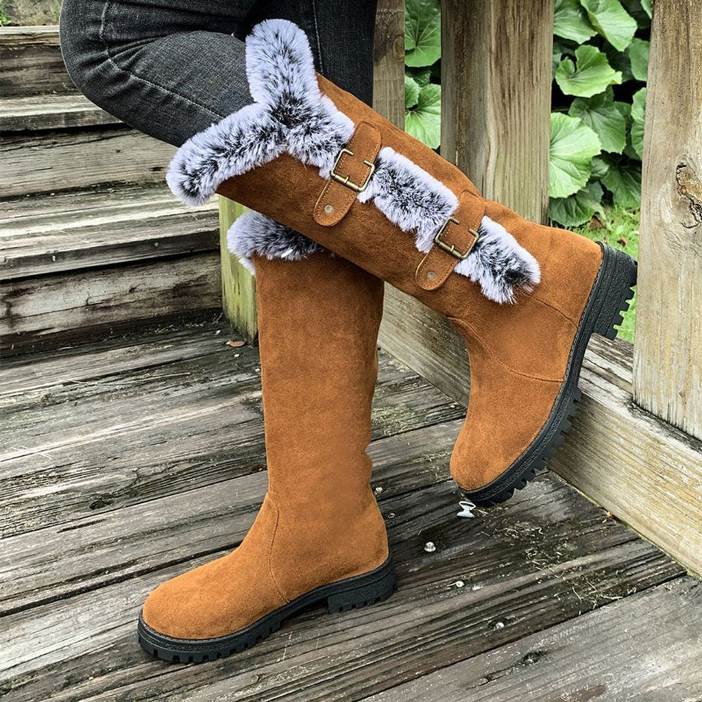 Women's Tall Buckle Detail Boots
