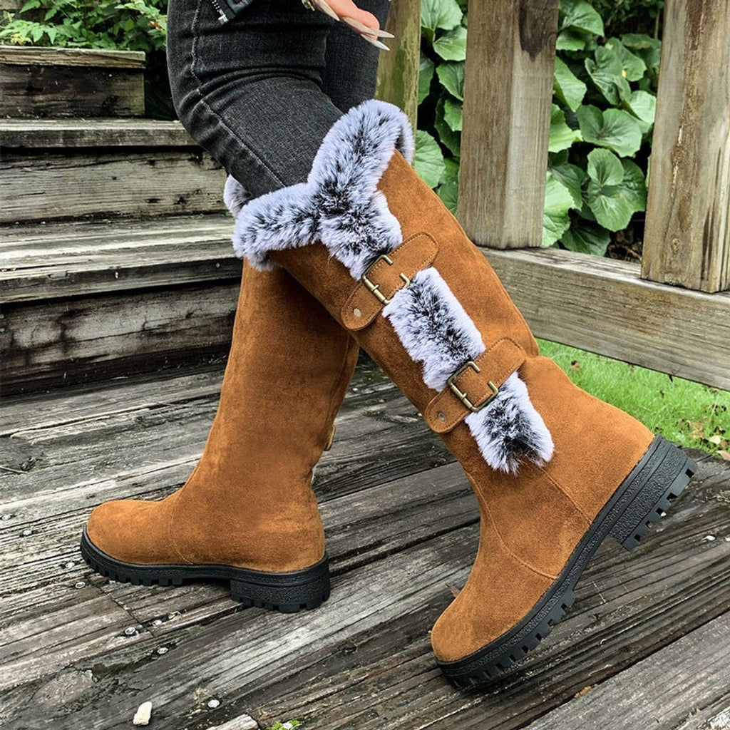 Women's Tall Buckle Detail Boots