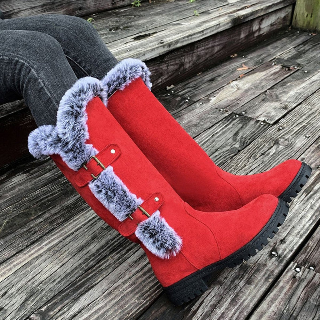 Women's Tall Buckle Detail Boots