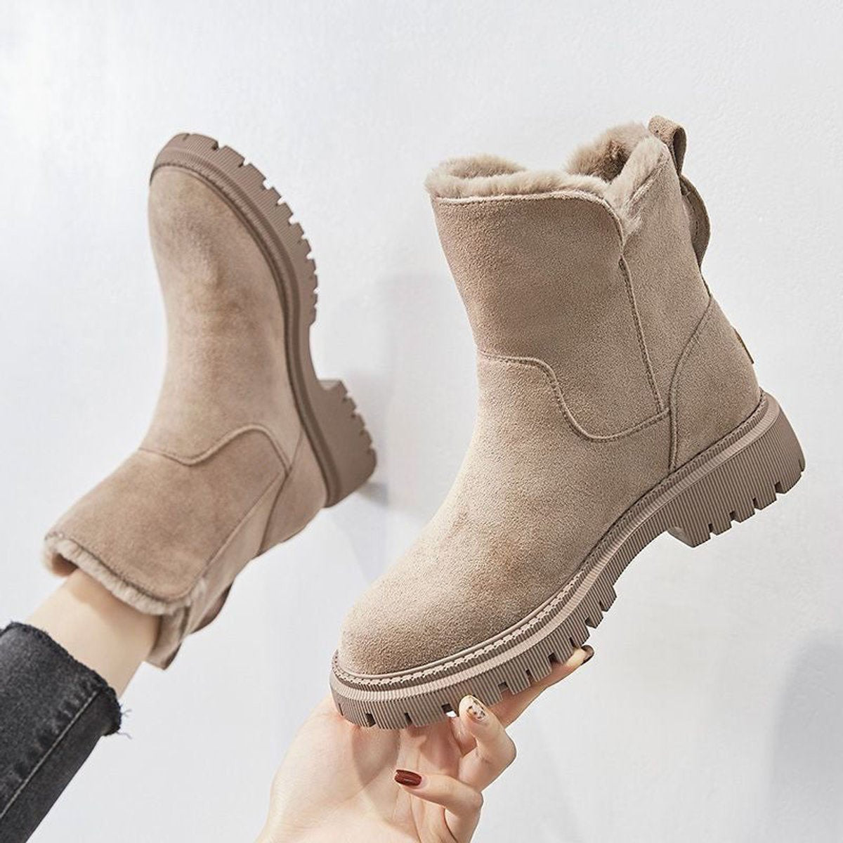 Women’s Faux Fur Lined Ankle Boots