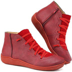 Women’s Lace-Up Side Zip Ankle Boots