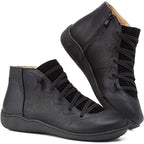 Women’s Lace-Up Side Zip Ankle Boots