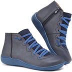 Women’s Lace-Up Side Zip Ankle Boots