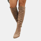 Women’s Knee High Block Heel Boots