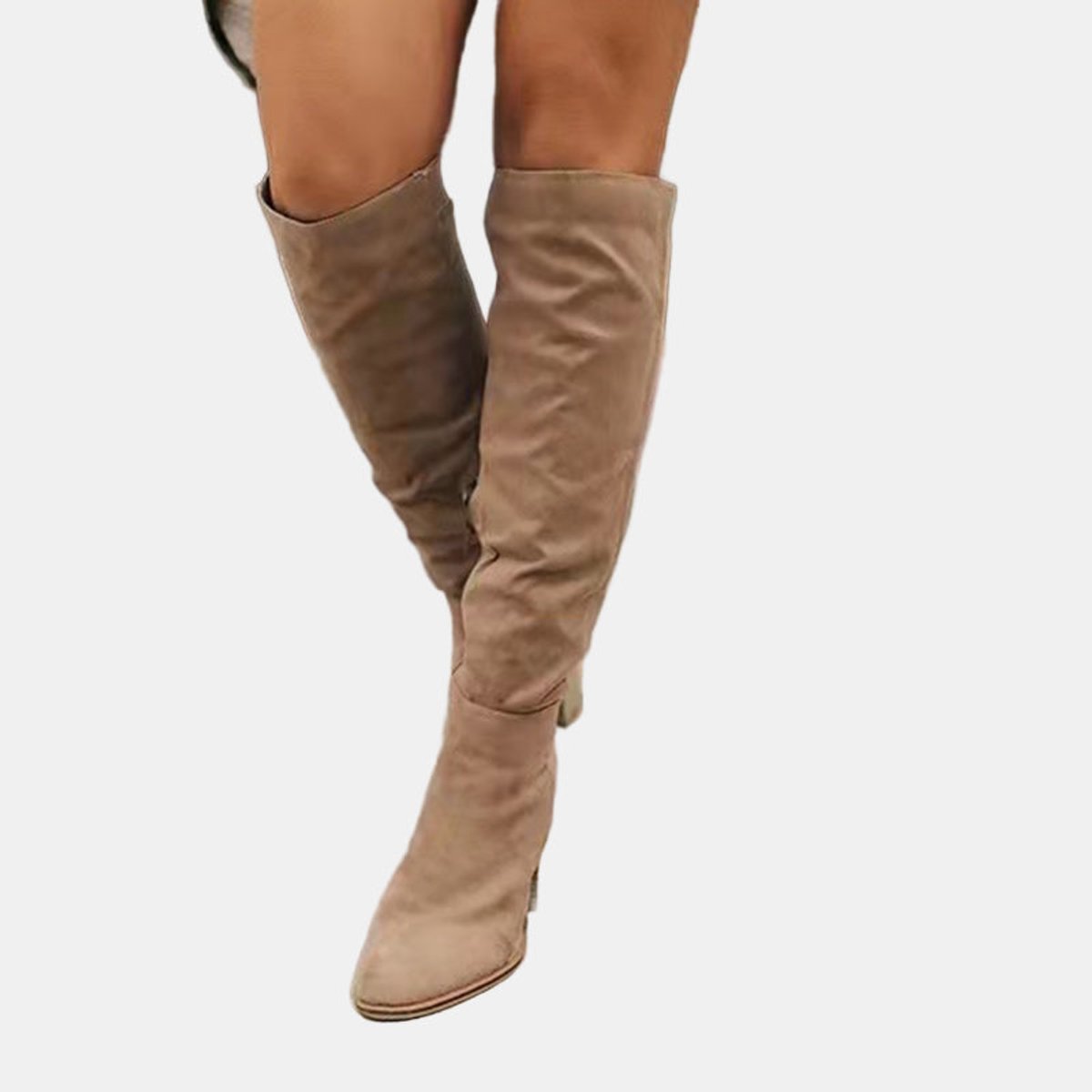 Women’s Knee High Block Heel Boots